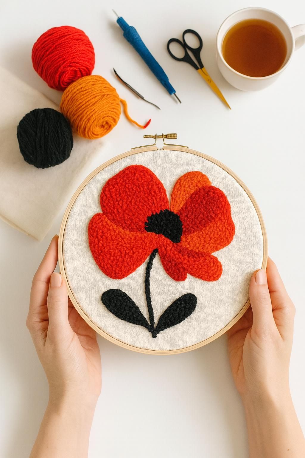 Adjustable Fine Punch Needle Kit | Easy DIY Embroidery & Crafting Tool