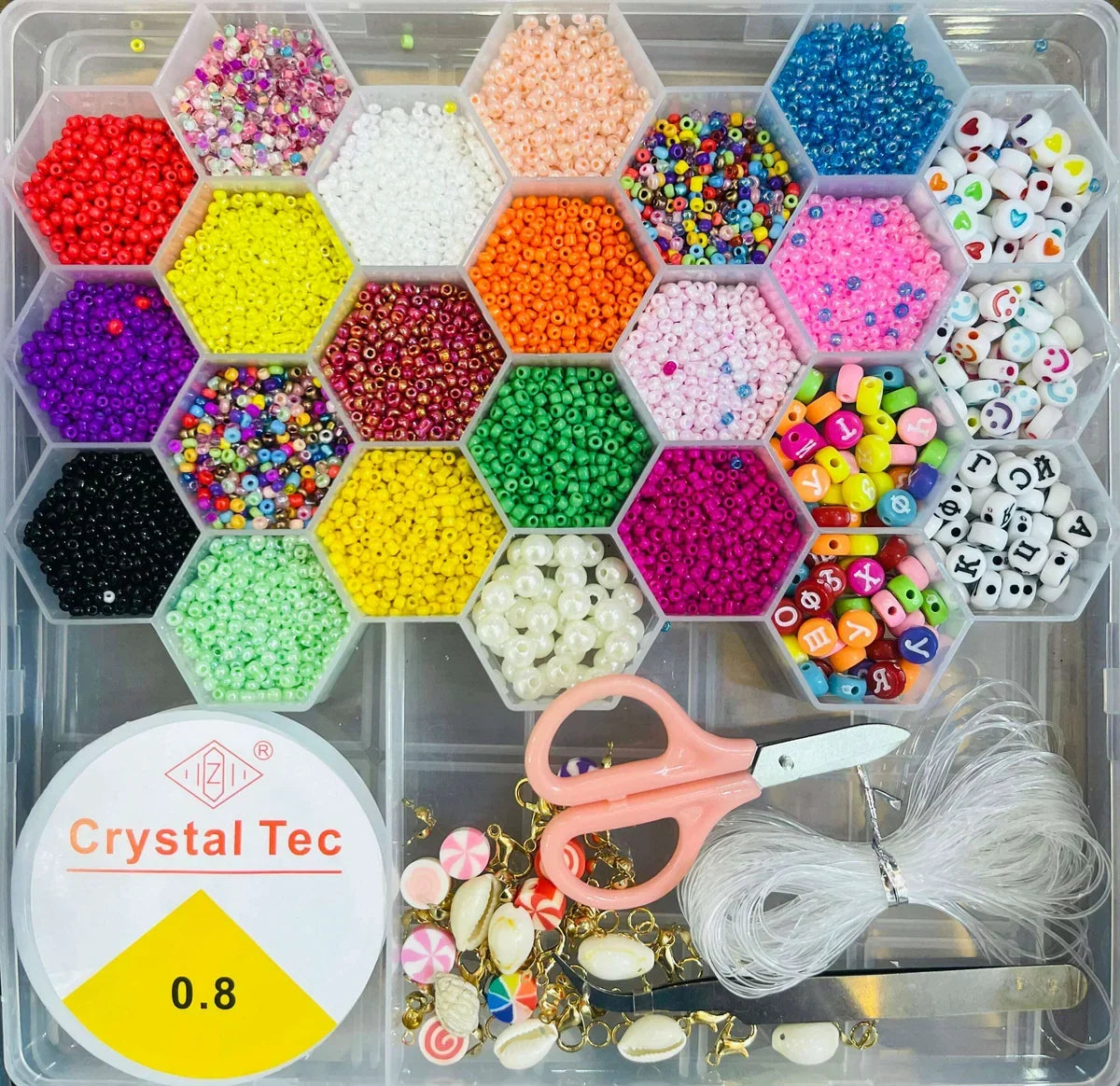 DIY Bracelet Making Kit | Complete Jewelry Craft Set | Create Stylish Handmade Bracelets
