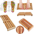 Traditional Wooden Roller Foot Massager | Natural Wood Foot Massage Roller for Stress Relief & Better Blood Circulation